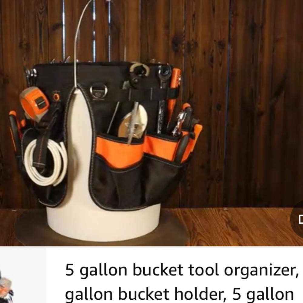 Uline 5 gallon bucket pail 🪣 organizer NIB